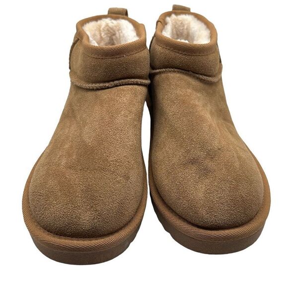 CUSHIONAIRE Women's pull on boot 7.5 CHESTNUT - Picture 2 of 7